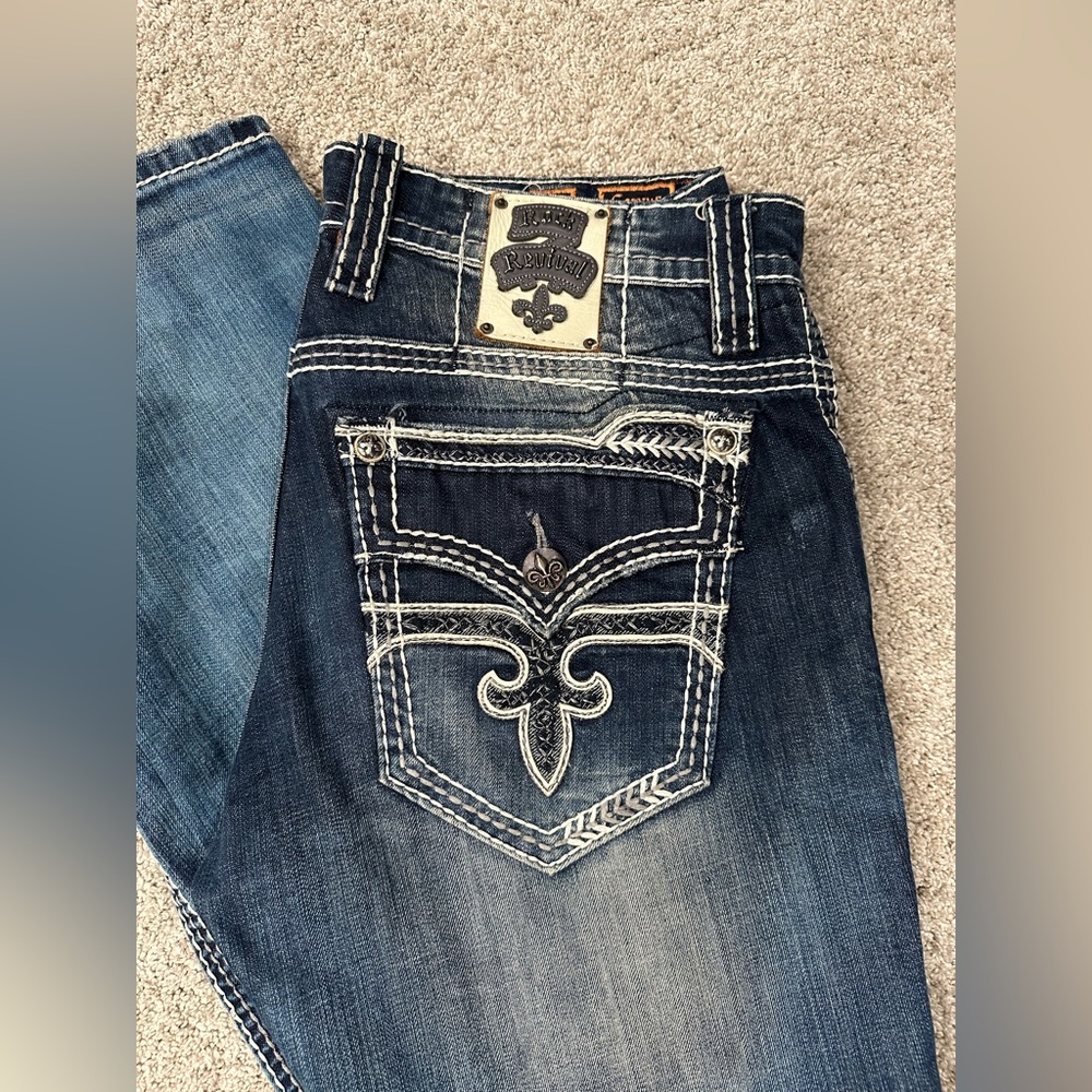 Rock Revival Corvus straight -34